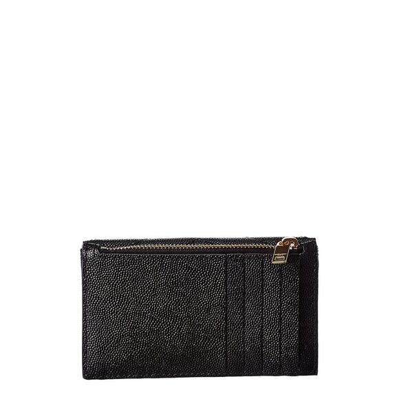 Saint Laurent Monogram Leather Card Holder - Picture 2 of 3